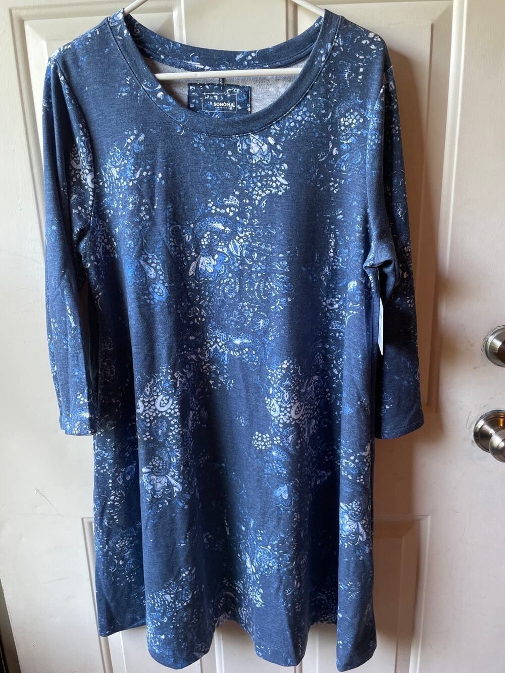 Somoma Goods for Life  The Supersoft Dress fleece Size L Color 401 PSDYEE  BL